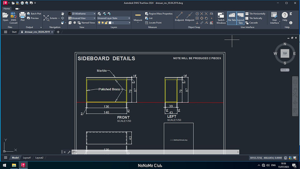 Autodesk dwg. AUTOCAD. AUTOCAD торговое пространство.