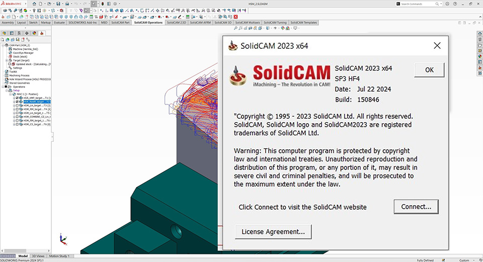 SolidCAM 2023 SP3 HF1 Multilang for SolidWorks 20182024 [2024, Multi