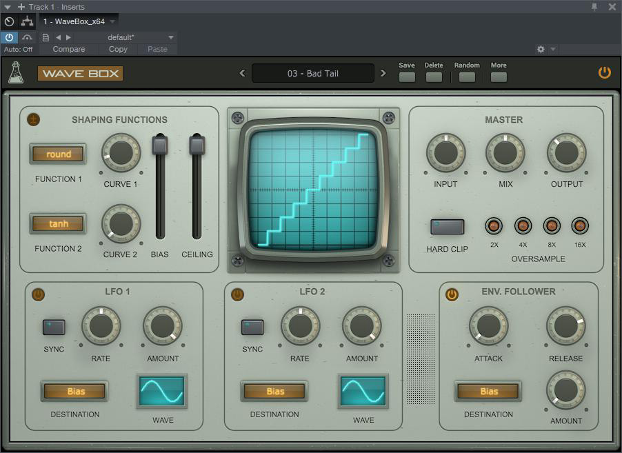 Waves bundle. AUDIOTHING VST. Distortion VST Waves. Amp Box VST. Waveshaper VST.