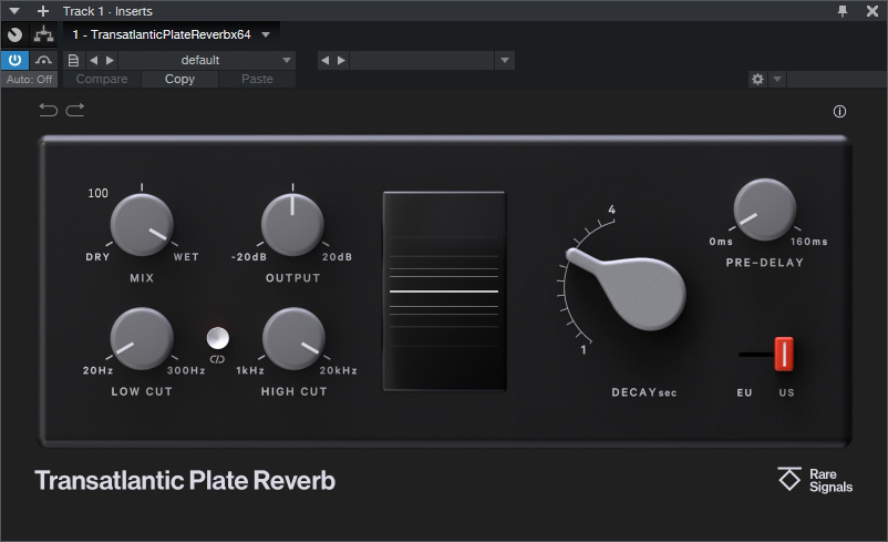 Yamaha VST Rack Plug-in Set v1.0.0 VST. Plate Reverb VST. Rare.Signals.Transatlantic.Plate.Reverb. Ревербератор Плейт 60х.