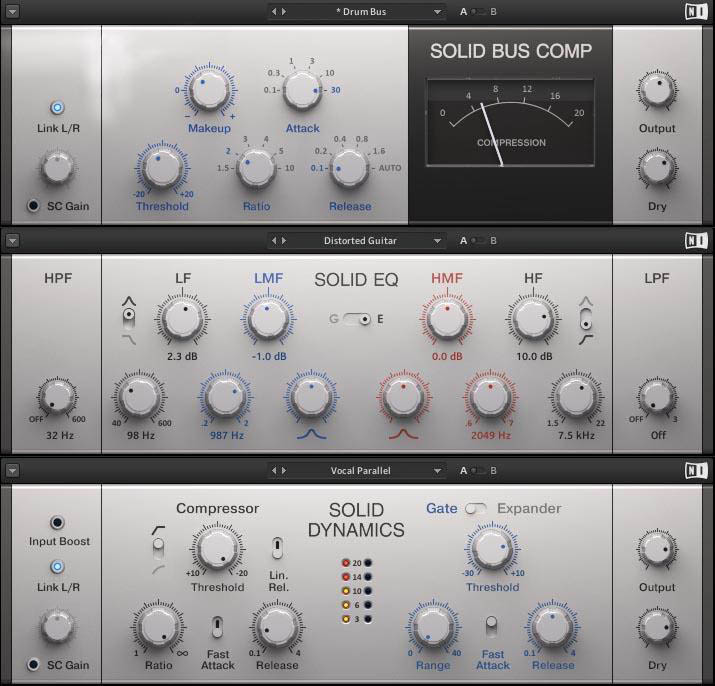 Loopmix vst. Native instruments Solid Bus Comp. Native instruments VST. Expander and Compressor. Xpand 2 VST.