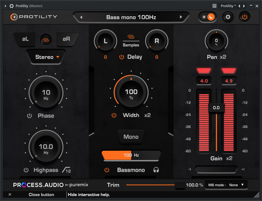 Process Audio Protility 1.1.0 VST 3, AAX [En] | Размер: 30.9 MB