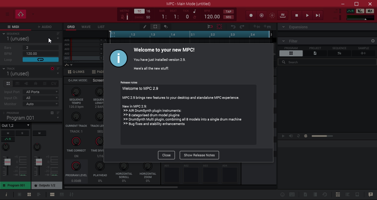 AKAI Professional - MPC Software 2.10.0 STANDALONE, AAX, VST x64 [09.2021]