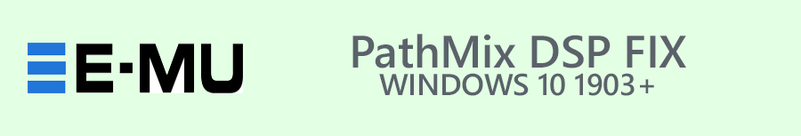 УСТАНОВКА PATHMIX DSP НА WINDOWS 10 ДЛЯ ЗВУКОВЫХ КАРТ E-MU 0404, 1212, 1616