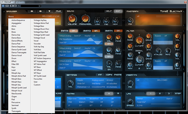 Trackspacer vst. Tone2 ELECTRAX. Tone2 Electra.