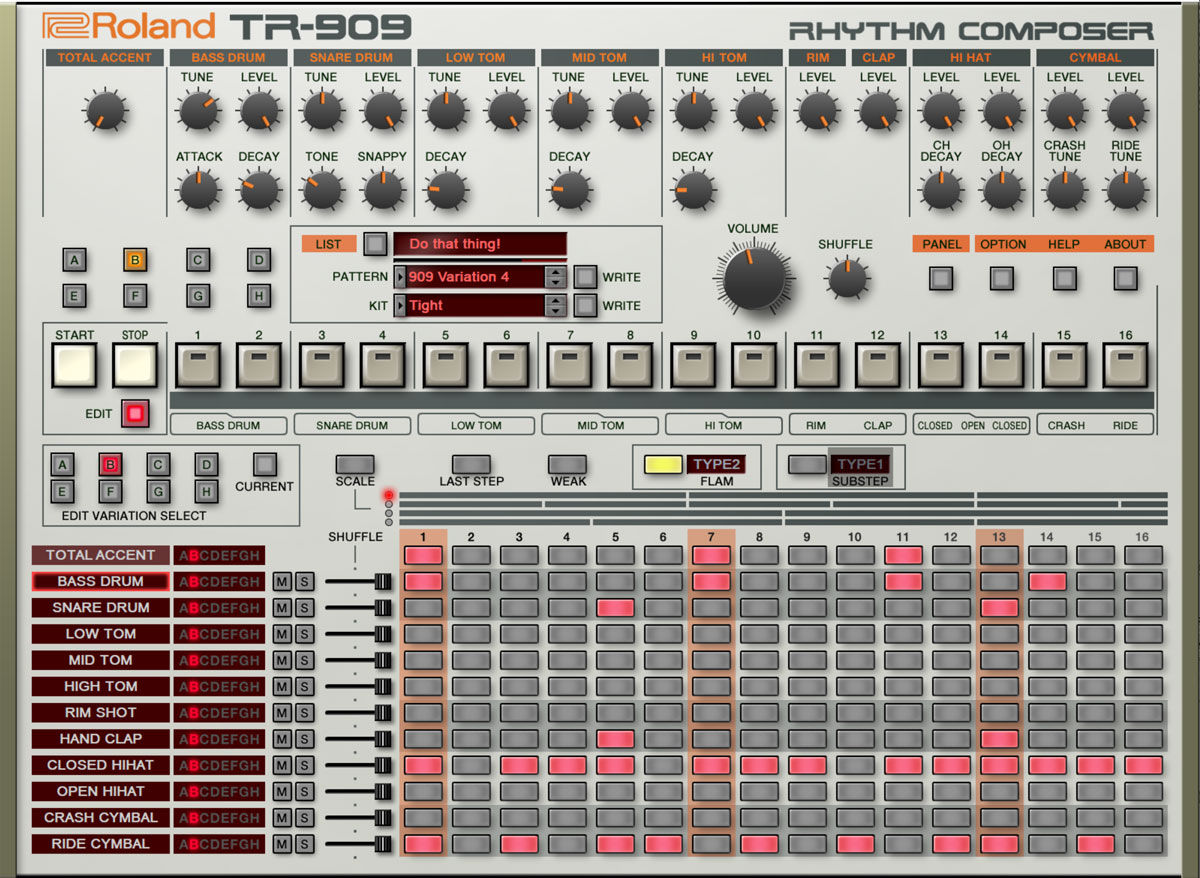 POSITIVERECORDS.RU - Roland - VS TR-909 1.0.4 VSTi, VSTi3, AAX x64 [03.2019]